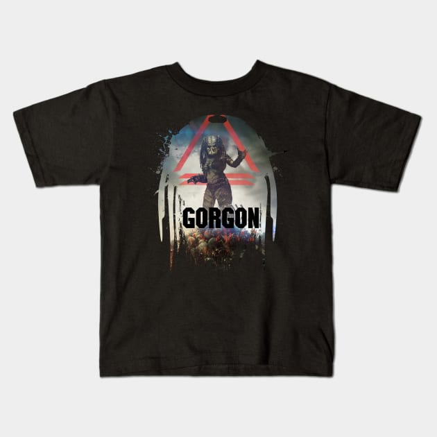 Gorgon Kids T-Shirt by Krohnos Studios